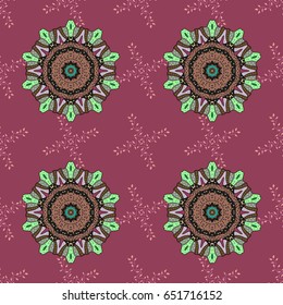 Motley illustration. The elegant the template for fashion prints. Spring floral background with flowers. Small colorful flowers. Vector cute pattern in small flower.