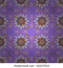 Motley illustration. Vector cute pattern in small flower. The elegant the template for fashion prints. Small colorful flowers. Spring floral background with flowers.