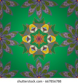 Motley illustration. Vector cute pattern in small flower. Spring floral background with flowers. The elegant the template for fashion prints. Small colorful flowers.