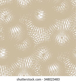 Motley pattern confetti snowflake seamless vector background.