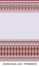 motley red pattern