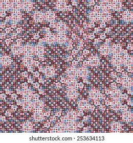 Motley seamless pattern. EPS10 vector file organized in layers for easy editing.