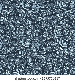 Motley seamless pattern in metallic tones. Vector illustration for print, fabric, cover, packaging, interior decor, blog decoration and other your projects.