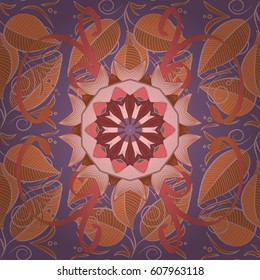 Motley seamless pattern. Vector abstract flower background. Pretty floral print with small flowers.
