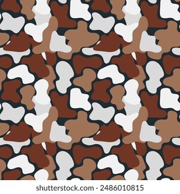 Motley spotted seamless pattern. Vector illustration for print, fabric, cover, packaging, interior decor, blog decoration and other your projects.