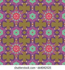 Motley vector illustration. Seamless exotic pattern with many tropical flowers. Blooming jungle.
