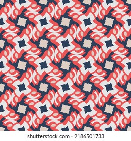 Motley vintage seamless pattern. Vector illustration for print, fabric, cover, packaging, interior decor, blog decoration and other your projects.