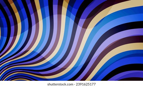 Motley wavy striped wallpaper. An excellent background for designing pages on social networks, posters, presentations, outdoor advertising and your other projects. Vector.