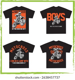 moto bike t-shirt design for pod