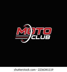 Moto Club Logo Design Template For Motor Bike Business and Spare Parts