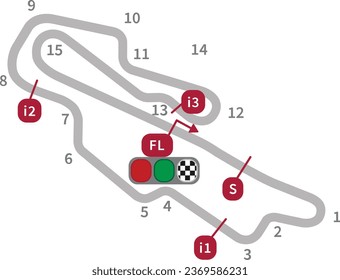 Eps de vectores del circuito GP de Moto