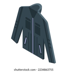 Moto jacket icon isometric vector. Bike equipment. Motor rider