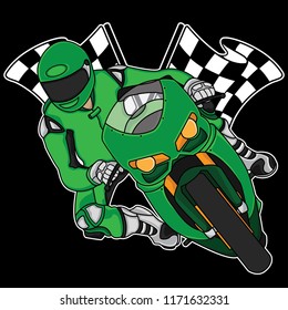 moto race logo design, vector EPS 10