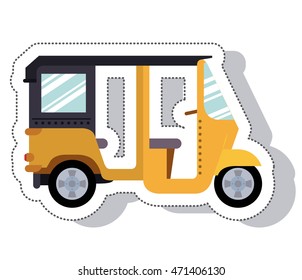 moto taxi service isolated icon vector illustration design