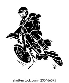 motor cross images stock photos vectors shutterstock https www shutterstock com image vector moto trail 235466575