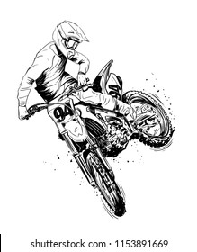 15,953 Motocross black white Images, Stock Photos & Vectors | Shutterstock