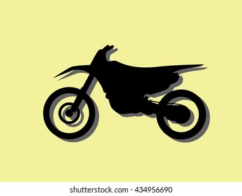 Motocross dirt-bike sign
