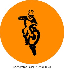 Motocross enduro background