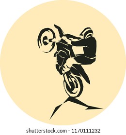 Motocross enduro background