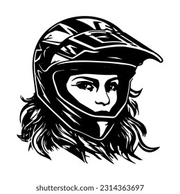 ilustración del logotipo de motociclista