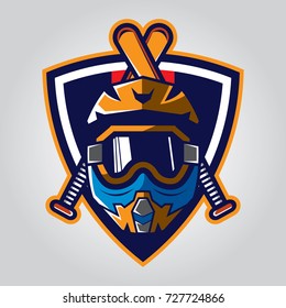 Motocross helmet badge