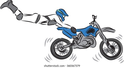 motocross illustration