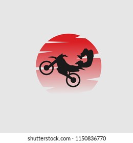 the motocross logo design