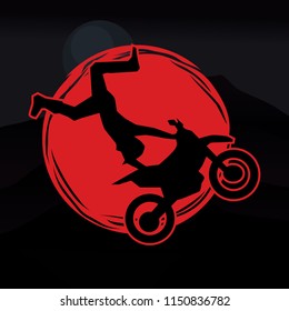 the motocross logo design