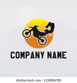 the motocross logo design