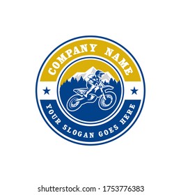 MOTOCROSS LOGO , MOTORBIKE LOGO VECTOR