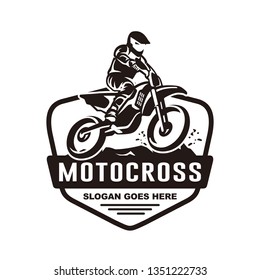 Motocross logo template