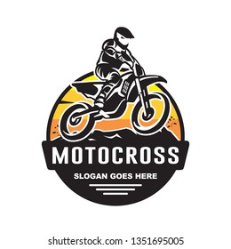 Motocross logo template