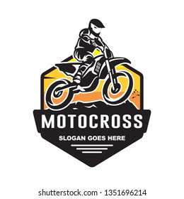 Motocross logo template