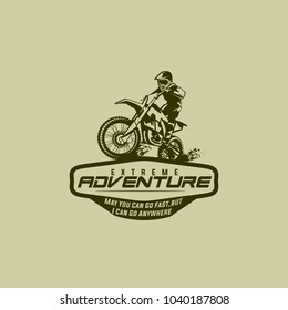 Motocross Logo Vector