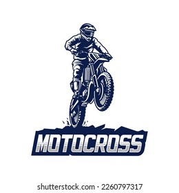 motocross logos vector illustration concept