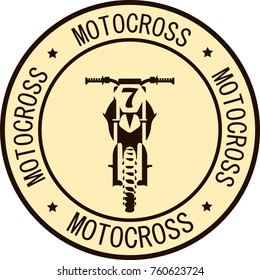 Motocross motorcycle background.