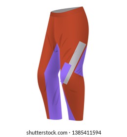 Motocross pants design. Sportswear design for competitions, promo, racing, gaming. Templates trousers for mountain biking, downhill. Sublimation print. Vector illustration.