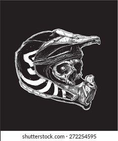 Motocross Skull