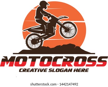 motocross sport, a design for club, community, etc