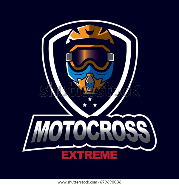 Motocross sport\
emblem