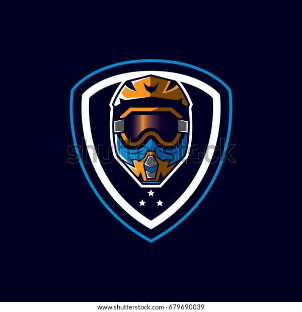 Motocross sport
emblem
