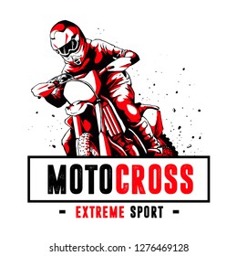 motocross sport vector