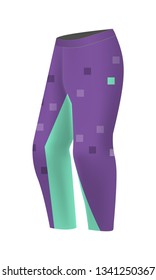 Motocross sportswear kit with crew neck jersey. Trousers for MTB, motocross, snowboarding. Sport kit design. Team wearing.