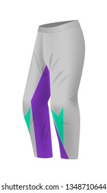 Motocross sportswear kit with crew neck jersey. Trousers for MTB, motocross, snowboarding. Sport kit design. Team wearing.