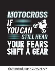 Diseño de camisetas Motocross fondo negro