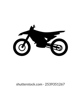 motocycle Black silhouette.Isolated object on a white background.