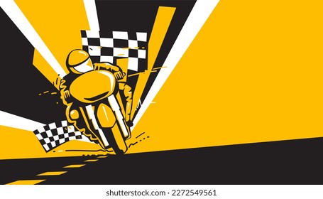 corrida de moto gp no circuito 13530150 Vetor no Vecteezy