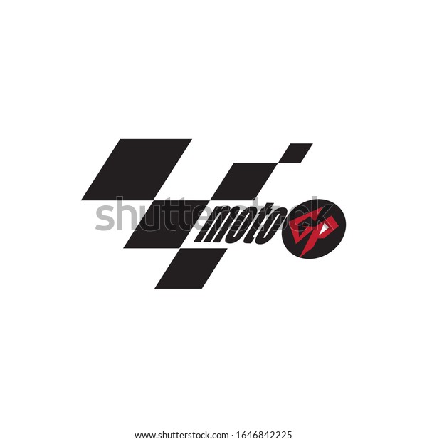 Motogp Logo Simple Color Illustration Vector Stock Vector Royalty Free 1646842225