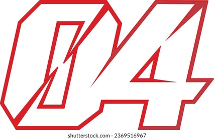 Motogp Race Number Vector Eps