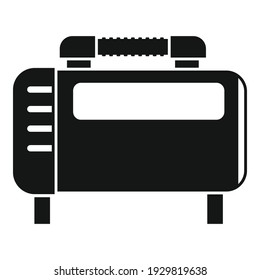 Motor air compressor icon. Simple illustration of motor air compressor vector icon for web design isolated on white background